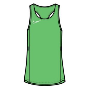 Nike Womens Dri-FIT Academy Racerback Vest (W) Lt Green Spark-White-Pine Green-White