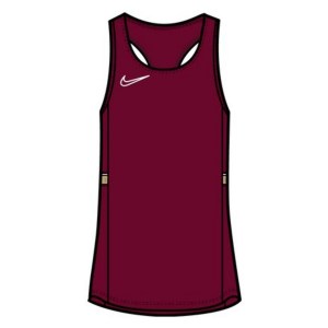 Nike Womens Dri-FIT Academy Racerback Vest (W) Team Red-White-Jersey Gold-White