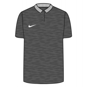 Nike Womens Dri-FIT Park Poly Cotton Polo (W) Charcoal Heathr-Htr-White-White