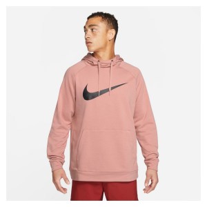 Nike Swoosh Pullover Hoodie Rust Pink-Black