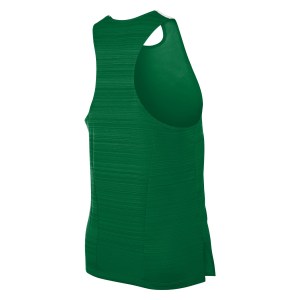 Neon-Nike Dry Miler Singlet (M) Pine Green-White