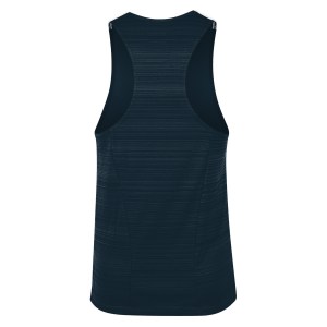 Neon-Nike Dry Miler Singlet (M) Obsidian-White