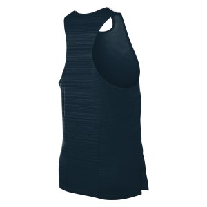 Neon-Nike Dry Miler Singlet (M) Obsidian-White