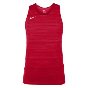 Neon-Nike Dry Miler Singlet (M) University Red-White