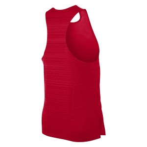 Neon-Nike Dry Miler Singlet (M) University Red-White