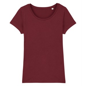 Kitlocker Cotton Womens Icon Tee (W) Burgundy