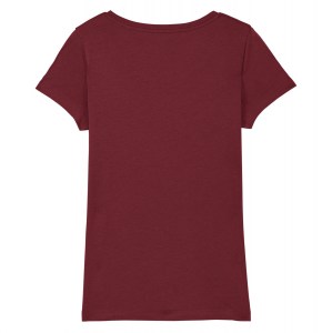Kitlocker Cotton Womens Icon Tee (W) Burgundy
