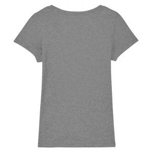 Kitlocker Cotton Womens Icon Tee (W) Mid Heather Grey