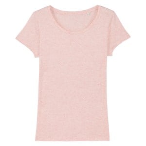 Kitlocker Cotton Womens Icon Tee (W) Cream Heather Pink