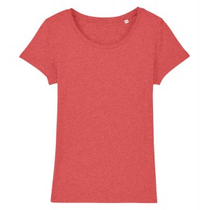 Kitlocker Cotton Womens Icon Tee (W) Mid Heather Red