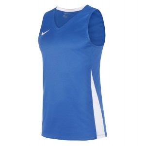 Neon-Nike Team Basketball Jersey Royal Blue-White