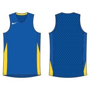 Neon-Nike Team Basketball Jersey Royal Blue-Tour Yellow