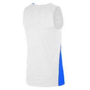 Neon-Nike Team Basketball Jersey White-Royal Blue