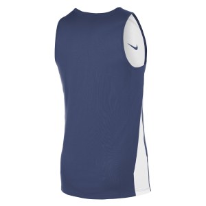 Neon-Nike Team Reversible Basketball Tank Obsidian-White