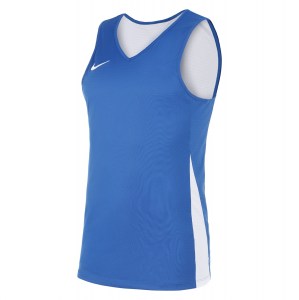 Neon-Nike Team Reversible Basketball Tank Royal Blue-White