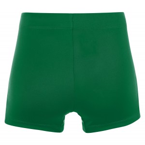 Neon-Nike Womens Team 3 Inch Short (W) Pine Green-White