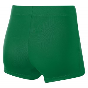 Neon-Nike Womens Team 3 Inch Short (W) Pine Green-White