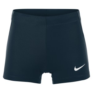 Neon-Nike Womens Team 3 Inch Short (W) Obsidian-White