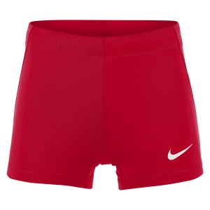 Neon-Nike Womens Team 3 Inch Short (W) University Red-White