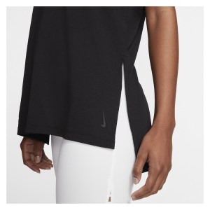 Nike Womens Yoga Short-Sleeve Top