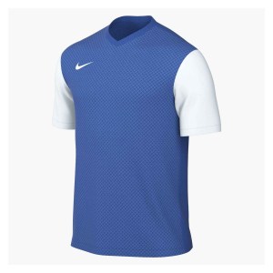 Nike Tiempo Premier 2 Short Sleeve Jersey Royal Blue-White-White