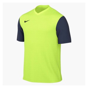 Nike Tiempo Premier 2 Short Sleeve Jersey Volt-Midnight Navy-Black