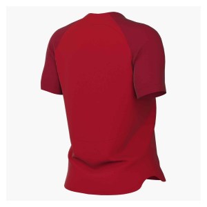 Nike Womens Academy Pro Short-Sleeve Tee (W) University Red-Bright Crimson-White