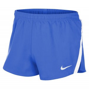 Nike Womens Team Stock Fast 2 Inch Short (M) Royal Blue-White