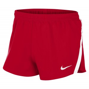 Nike Womens Team Stock Fast 2 Inch Short (M) University Red-White