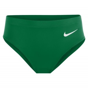 Nike Womens Running Brief Pine Green-White