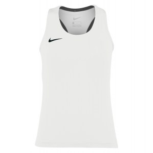 Nike Womens Airborne Running Top White-Black