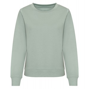 Womens Classic Fit Crew Neck Sweatshirt Dusty Green