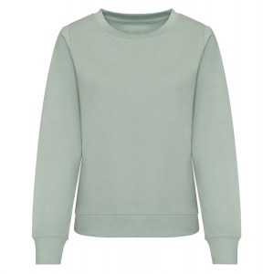 Womens Classic Fit Crew Neck Sweatshirt Dusty Green