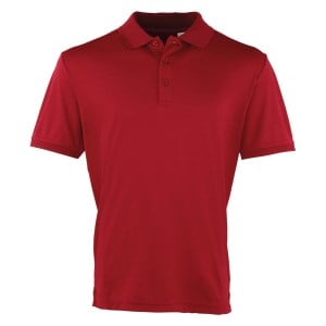 Coolchecker pique polo Burgundy