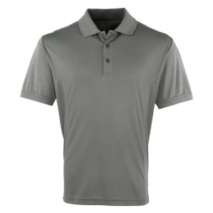 Coolchecker pique polo Dark Grey
