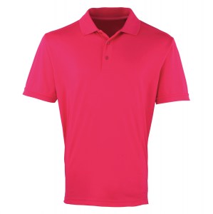 Coolchecker pique polo Hot Pink