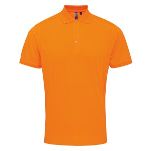 Coolchecker pique polo Neon Orange