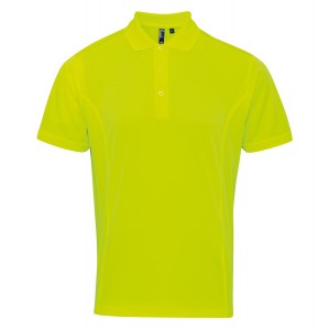 Coolchecker pique polo Neon Yellow