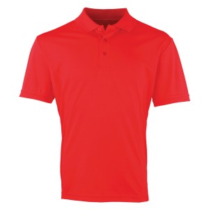 Coolchecker pique polo Strawberry Red