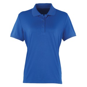 Womens Coolchecker pique polo (W) Royal