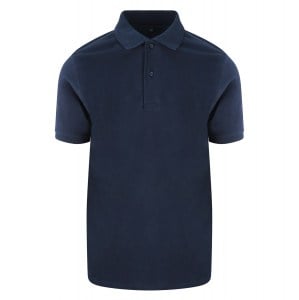 Stretch Cotton Polo Navy