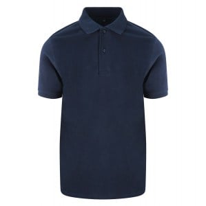 Stretch Cotton Polo Navy