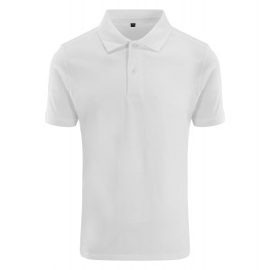 Stretch Cotton Polo White