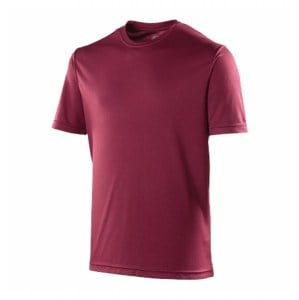 Cool Performance Tee Burgundy