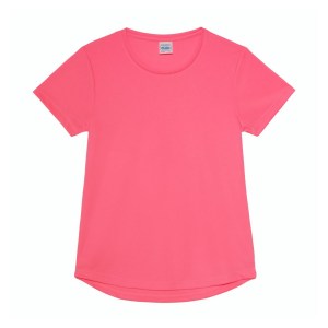 Womens Women's Performance Cool Tee Electric Pink