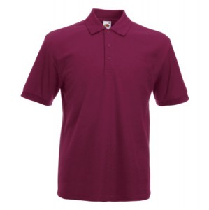 Fruit-of-the-Loom Heavy 65/35 Polo Burgundy
