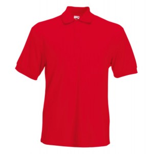 Fruit-of-the-Loom Heavy 65/35 Polo Red