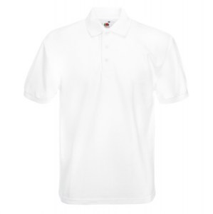 Fruit-of-the-Loom Heavy 65/35 Polo White