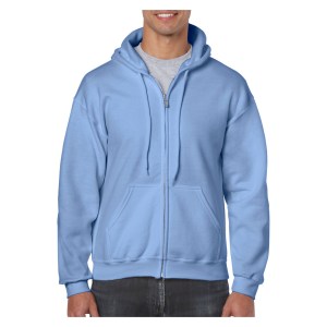 Gildan Heavy Blend Full Zip Hooded Sweatshirt Carolina Blue