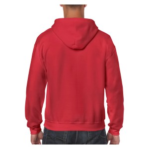 Gildan Heavy Blend Full Zip Hooded Sweatshirt Red